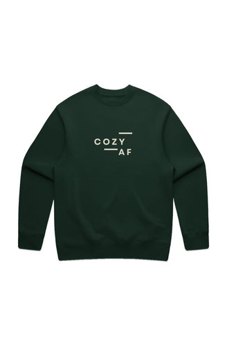 Cozy AF - Pine/Cream