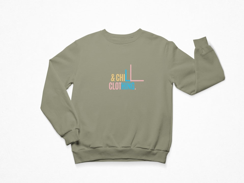 Sunset - Crewneck Sweatshirt  - Sage Green